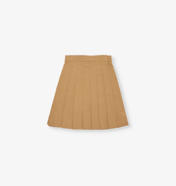 

Юбка плиссированная из тканой смеси Ada 4-14 лет Burberry, желтый