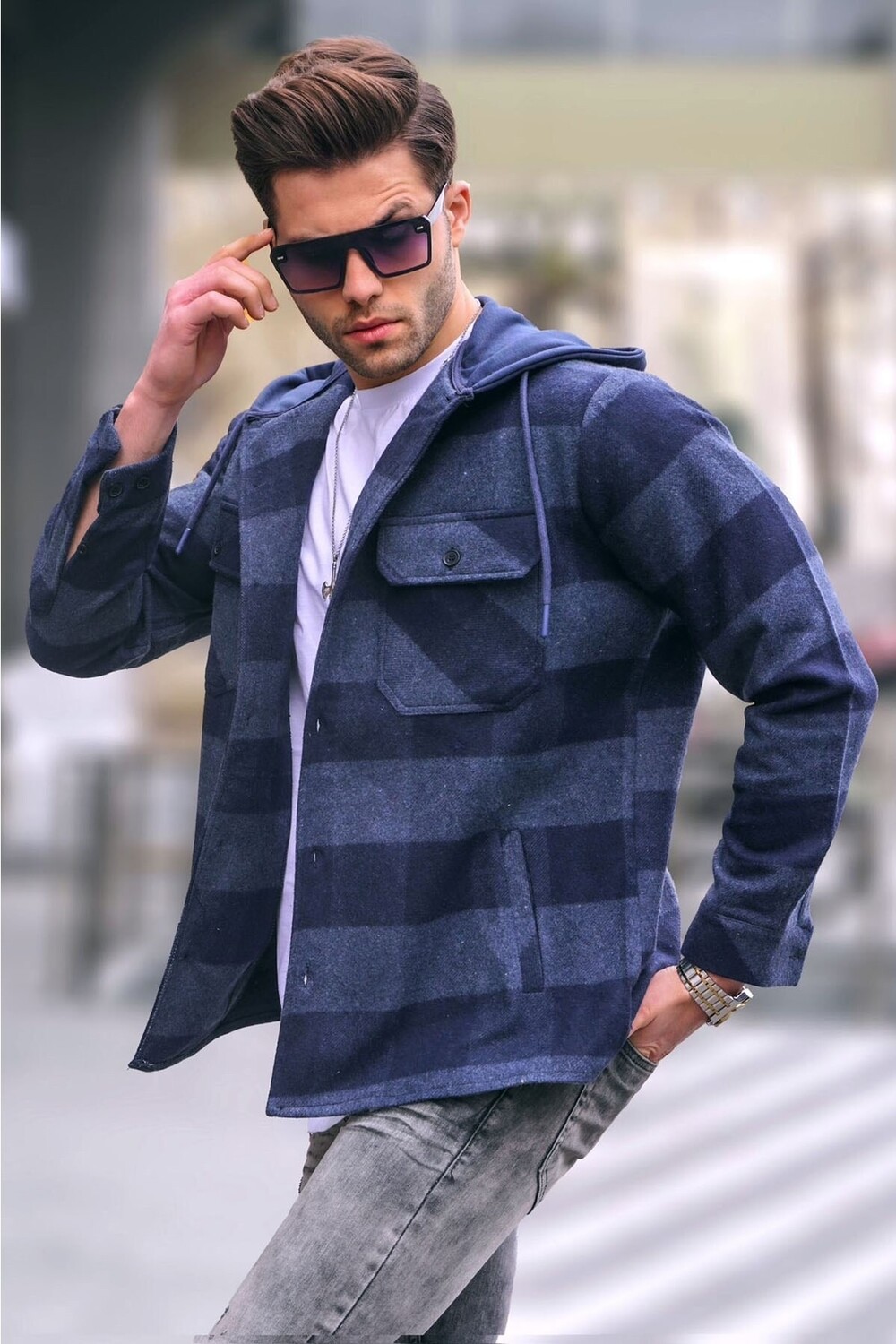 

Рубашка Madmext, индиго