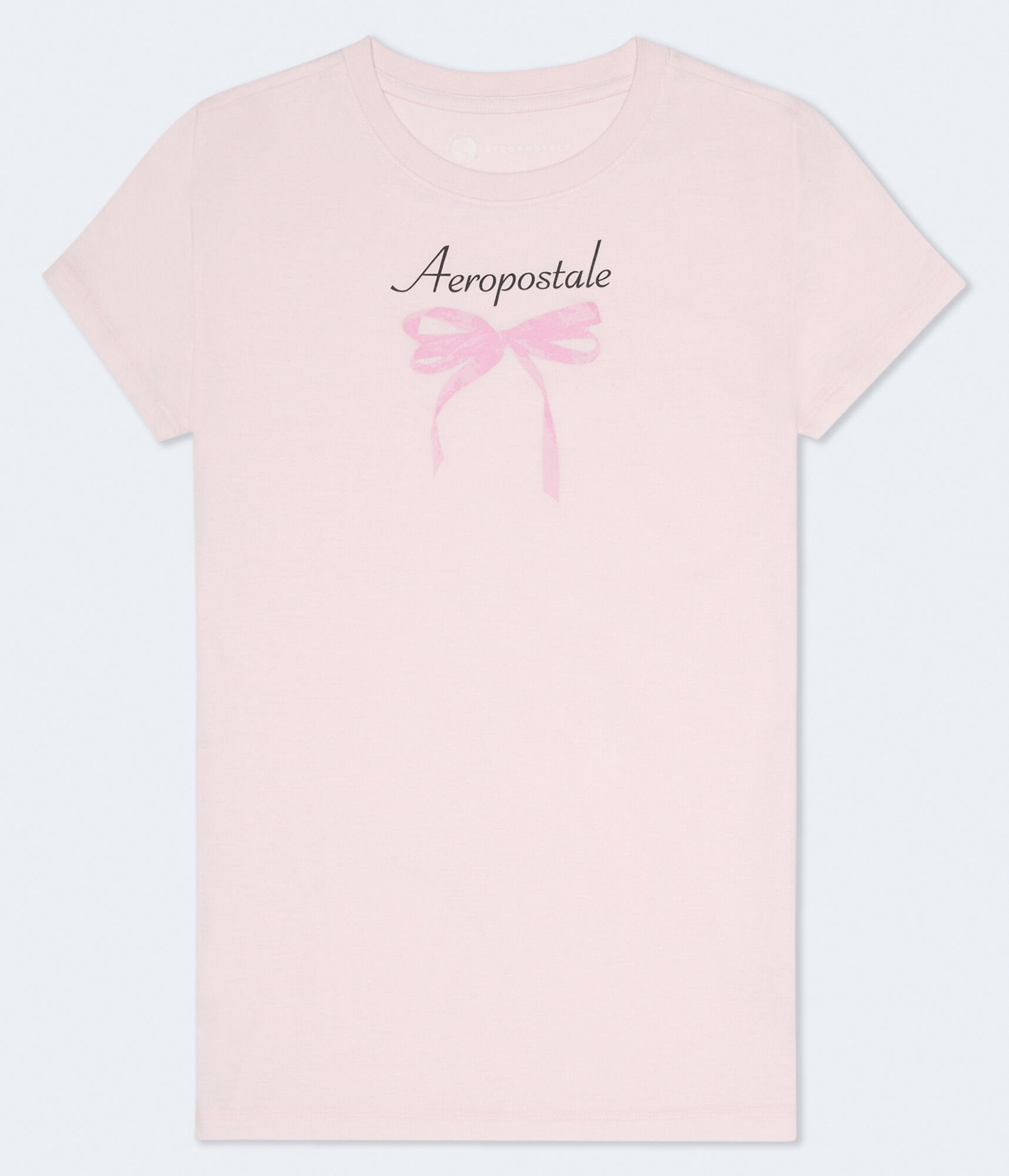 

Футболка Aeropostale с графическим бантом, светло-розовый