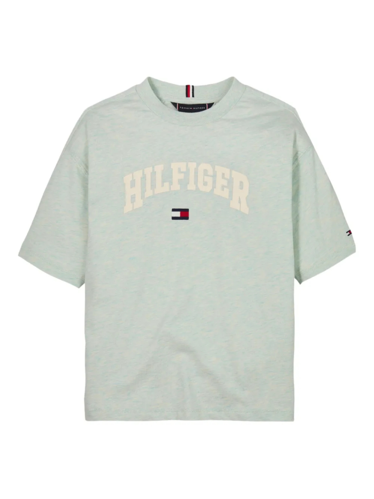 

Футболка с логотипом университета Tommy Hilfiger Junior, зеленый