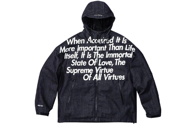 

Джинсовые куртки унисекс Supreme, темно-синий