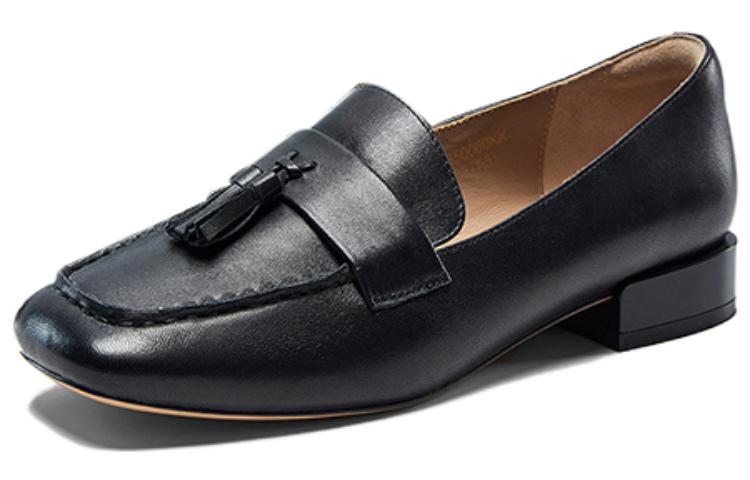 NINE WEST Лоферы женские молочный чай/черный/экрю - черные, цвет Black