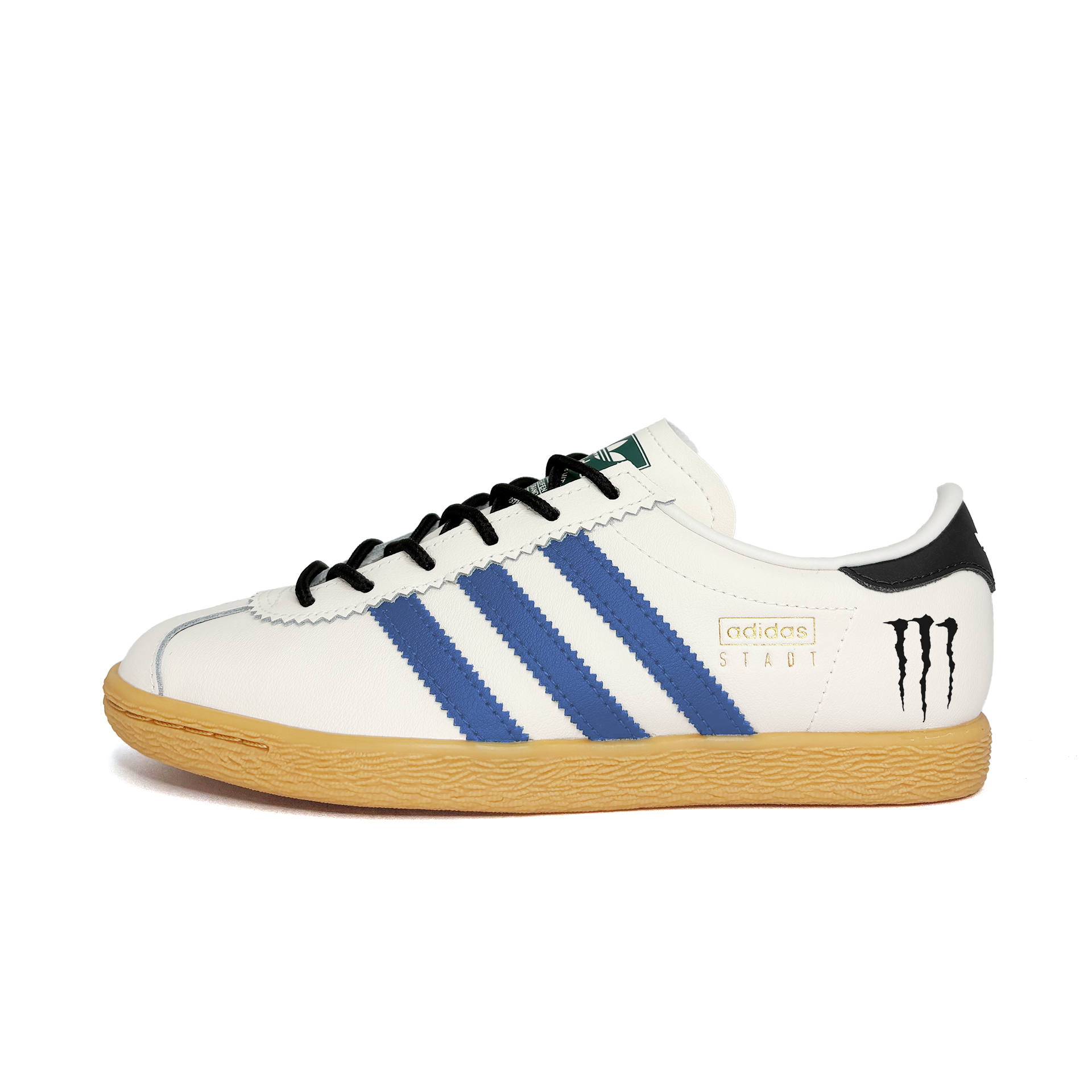 

Adidas Originals Stadt Demon Claw Abrasion Resistant Low top German Army Trainers Unisex Blue White