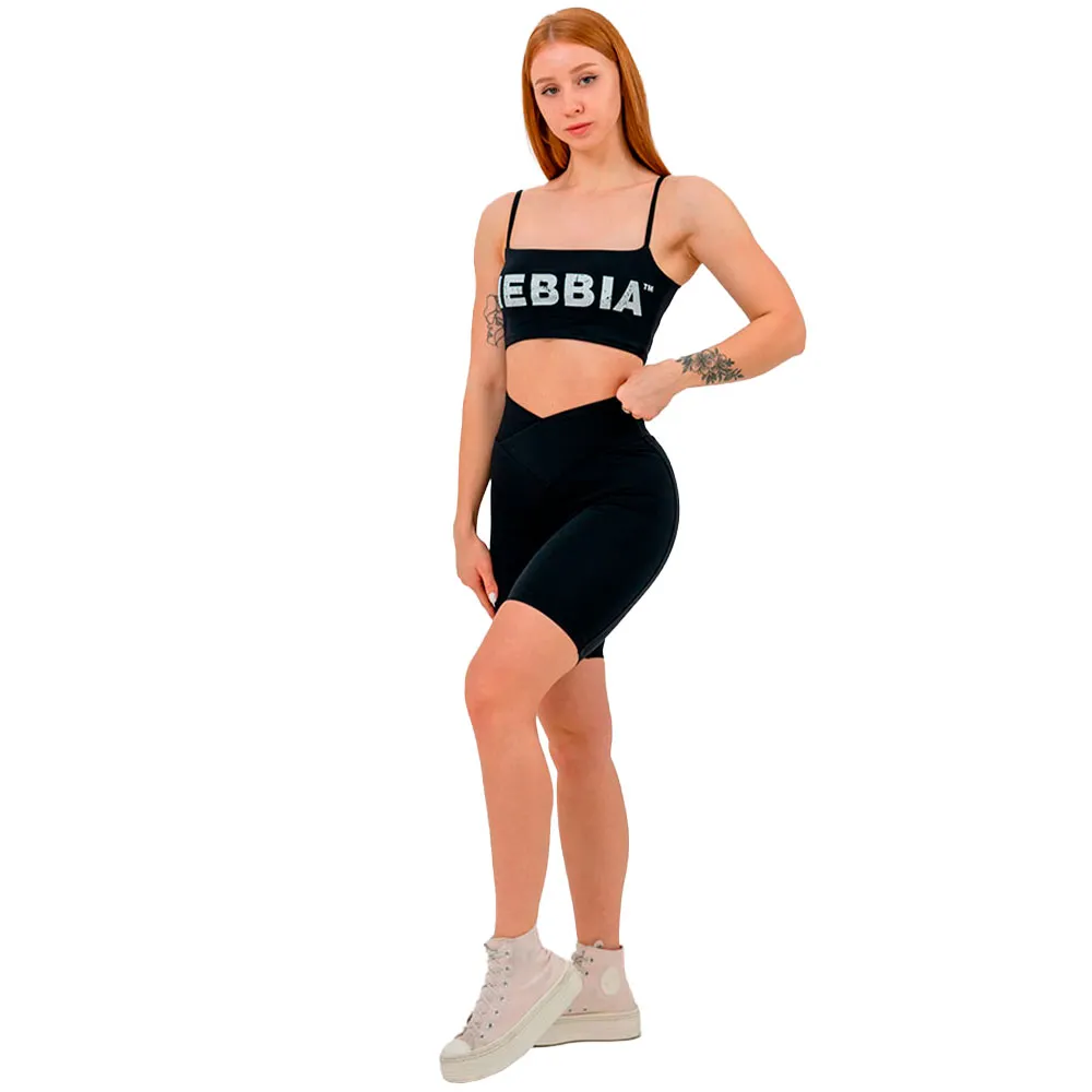 

Спортивный топ Nebbia Bandeau back check 612, черный