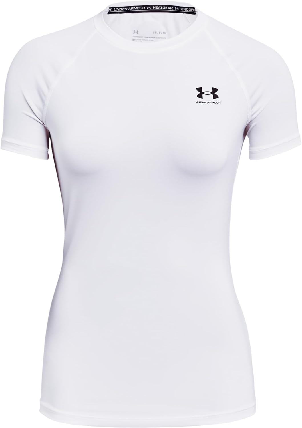 

Under Armour женская футболка HeatGear Compression с коротким рукавом, White (100)/White, Белый, Under Armour женская футболка HeatGear Compression с коротким рукавом, White (100)/White