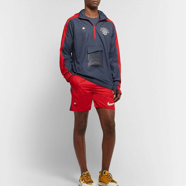 Куртка lab x gyakusou с капюшоном и застежкой-молнией на половину длины Nike, синий — фото 3