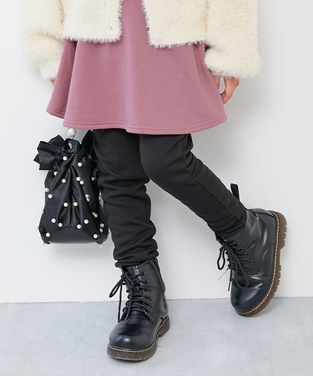 Теплая, хорошо теплая юбка на флисовой подкладке с карманами с обеих сторон, укороченная длина, однотонная, осень-зима 2025. Devirock, Old Pink