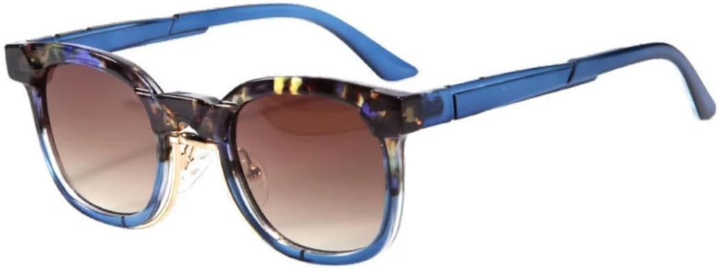 

Солнцезащитные очки с защитой от УФ-излучения UV400 | Темно-зеленые линзы в стиле панк | для женщин и мужчин, для занятий спортом на открытом воздухе и вождения DSVIGF, Blueflower-brown