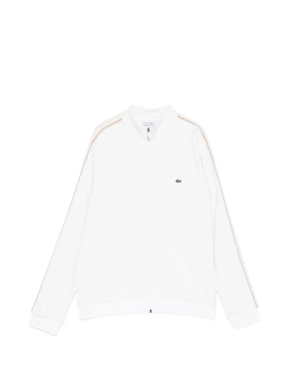 Куртка с нашивкой-логотипом и боковыми полосками Lacoste Kids, бежевый
