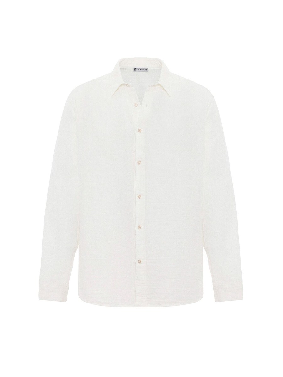 

Рубашка на пуговицах Comfort fit Dandalo, экрю