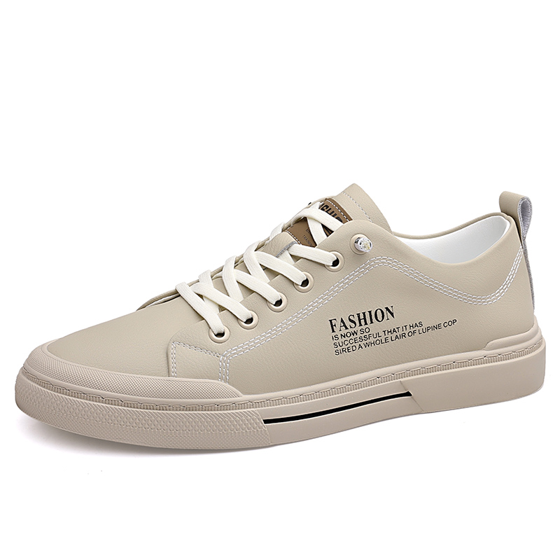 

POPULAR ROUSE PR Мужские низкие скейтерские кеды бежевые, цвет Beige