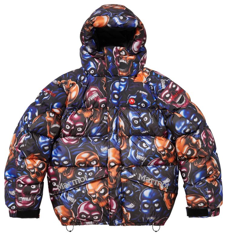 

Пуховая парка Supreme x Marmot 800-Fill, синий