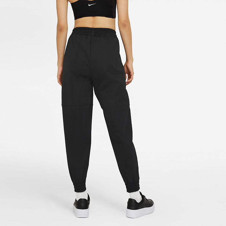 Спортивные брюки (WMNS) Nike Sportswear Swoosh 3D Logo Woven Sports Pants/Trousers/Joggers Autumn Black CZ8910-010 — фото 4