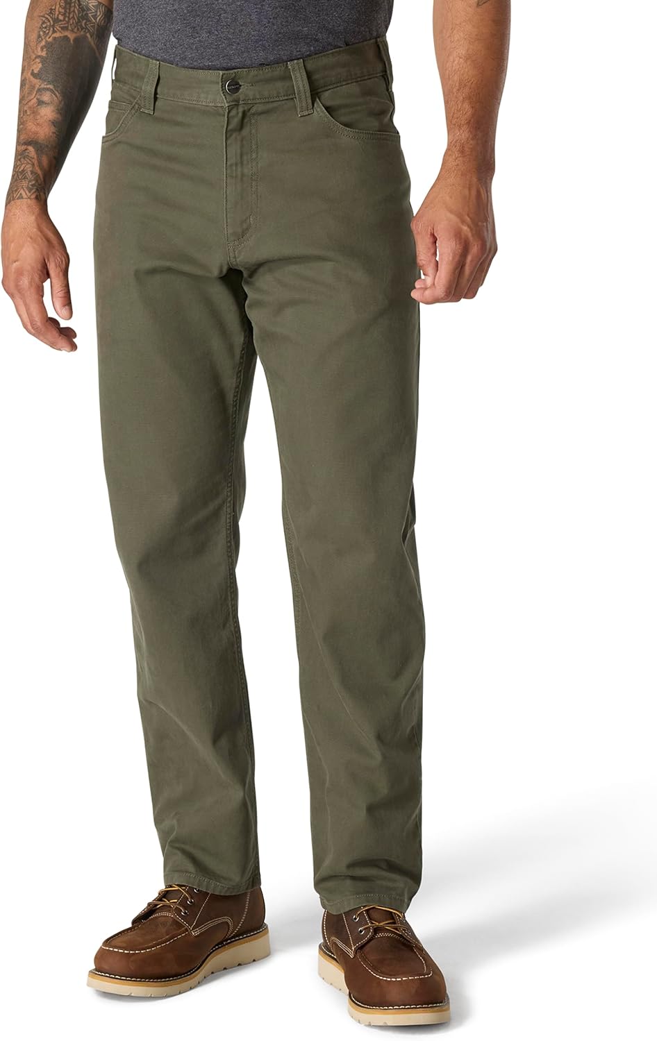 

Carhartt мужские джинсы Rugged Flex Relaxed Fit Heavyweight с пятью карманами, Moss