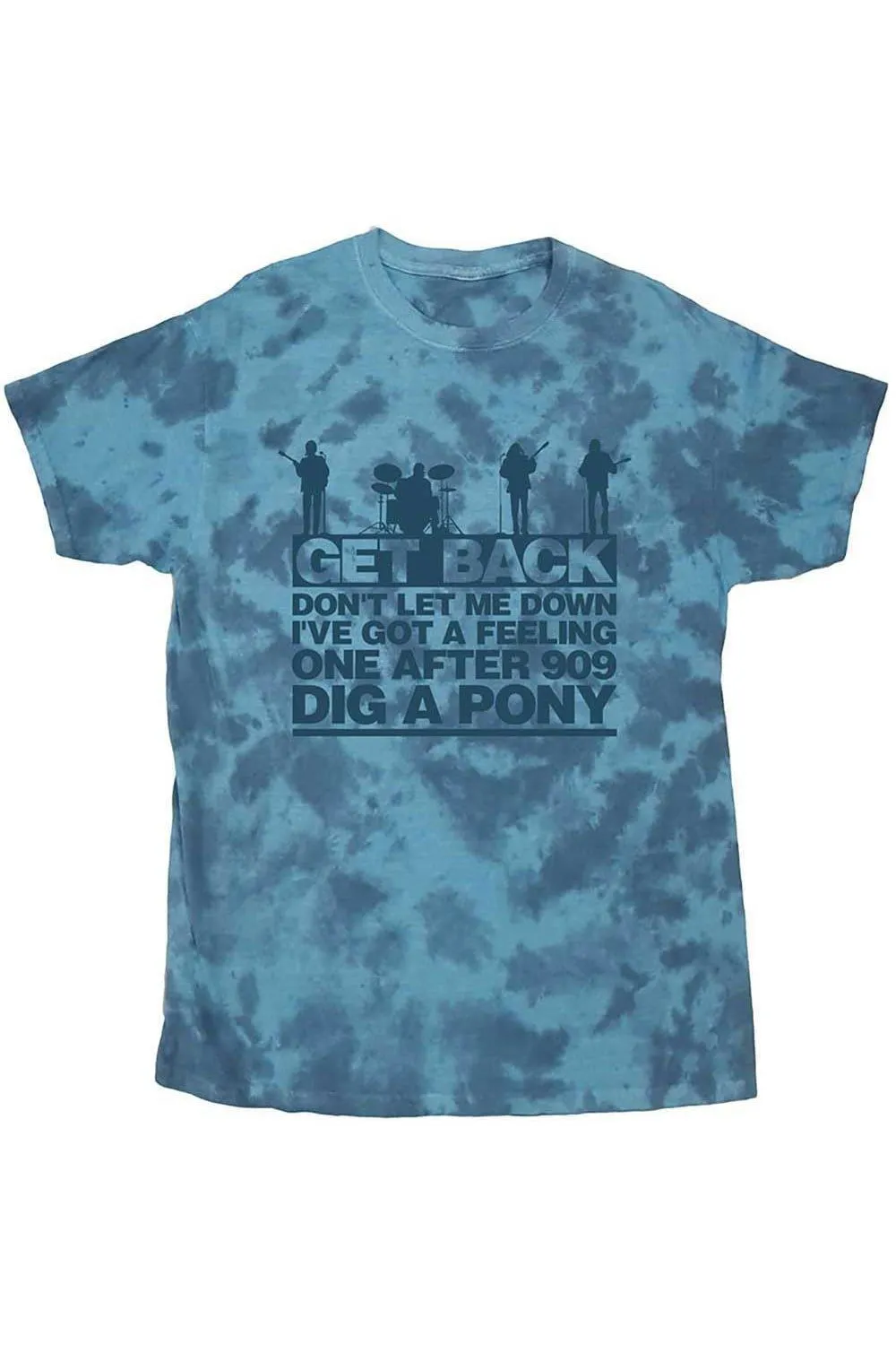 

Футболка Let It Be Songs Dip Dye The Beatles, синий