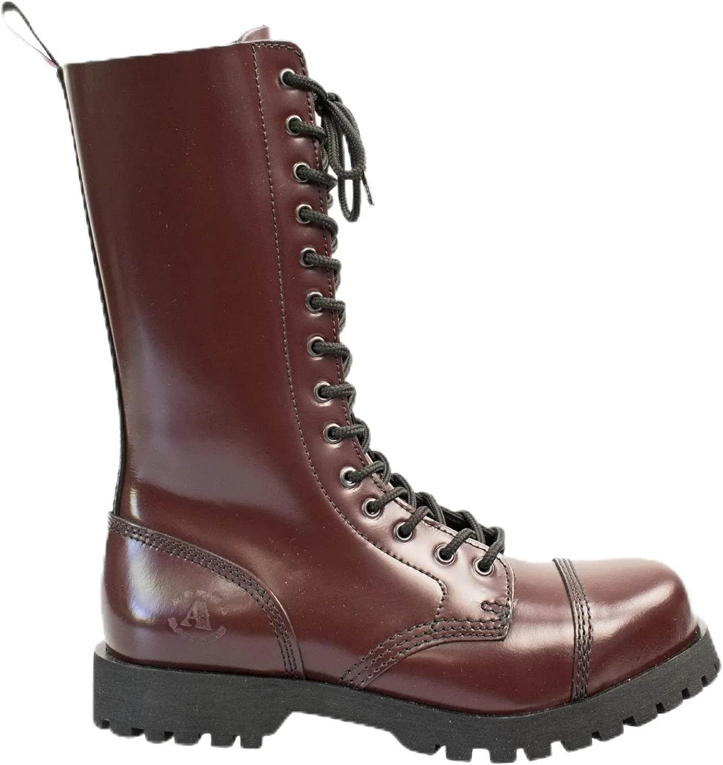 Ботинки Alpha Rangers 14-Hole Boat Festival Army Gothic Leather Combat Boots со стальным носком Original Alpha Rangers, Oxblood 5042