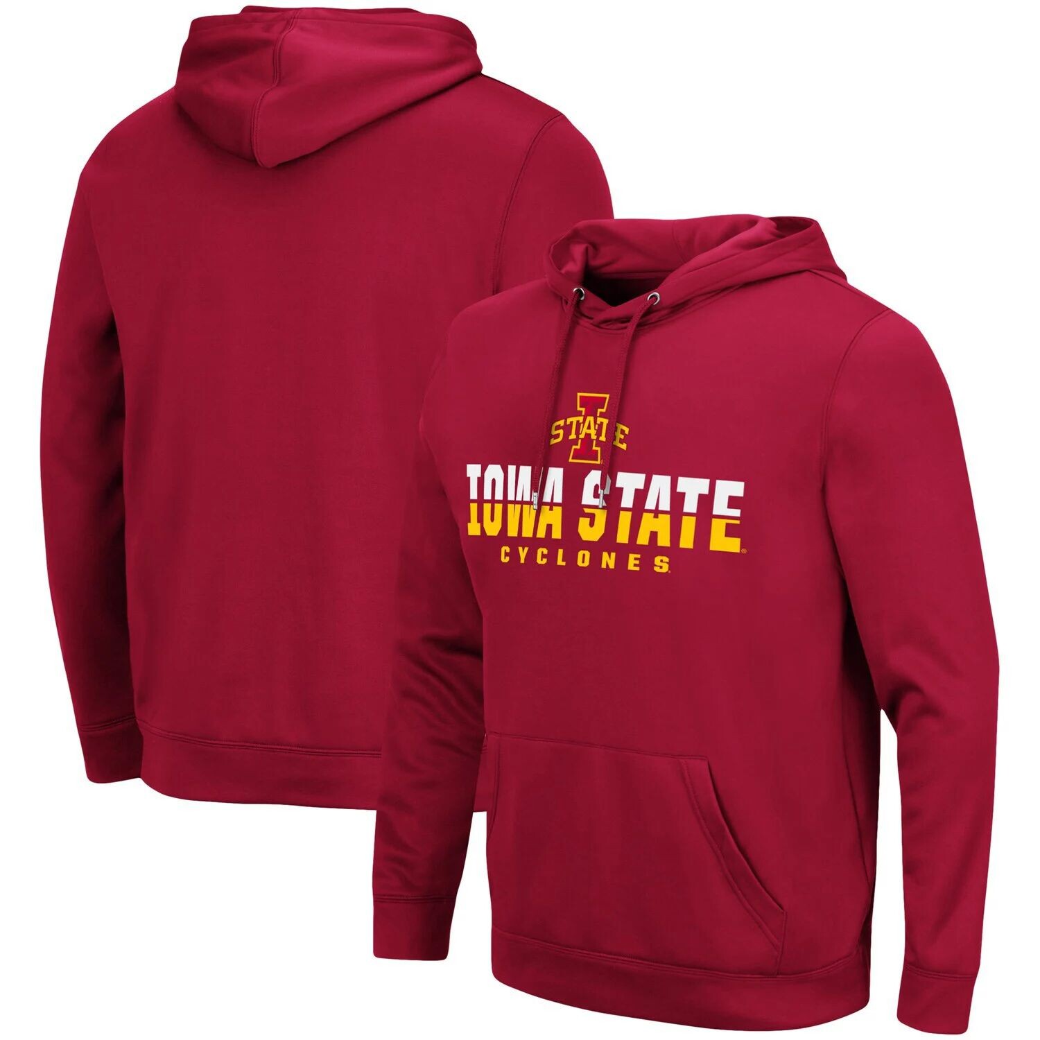 

Мужской пуловер с капюшоном Cardinal Iowa State Cyclones Lantern Colosseum