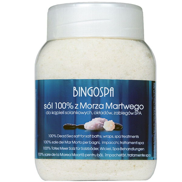 

100% соль Мертвого моря, 1250 г Bingospa