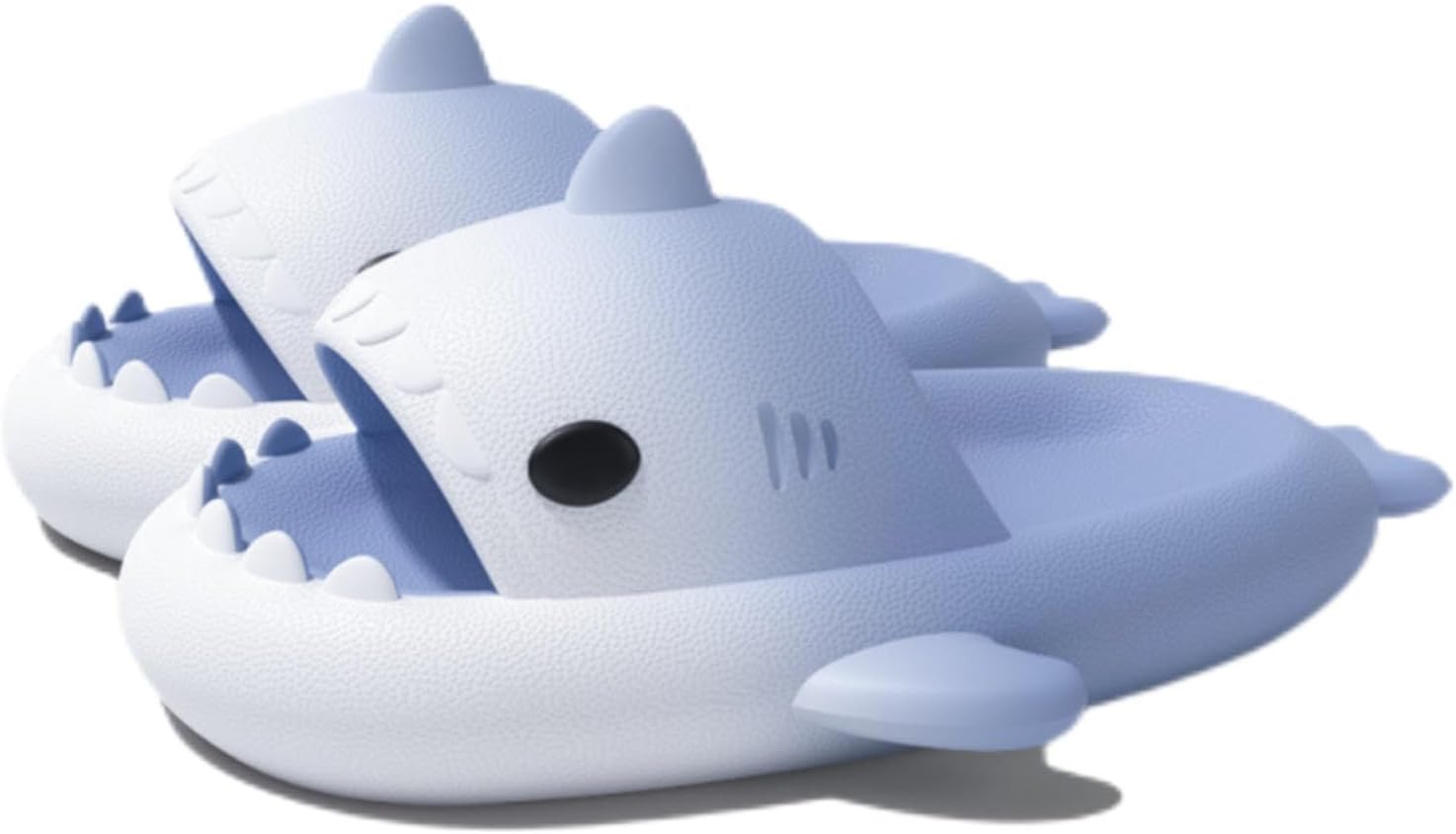 

Шлепанцы с акулой для женщин и мужчин, шлепанцы Cloud Shark, противоскользящие шлепанцы с открытым носком, супер мягкие шлепанцы с открытым носком для душа Generic, белый