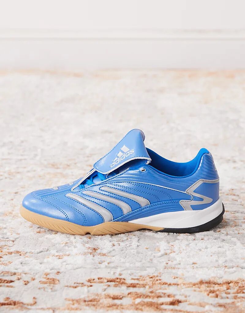 Кроссовки adidas Originals Predator Sala синего и белого цветов — фото 2