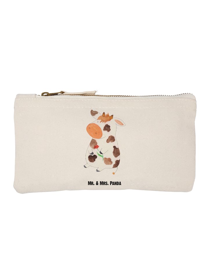 

Mr. & Mrs. Panda Пенал из белой коровьей кожи без слогана