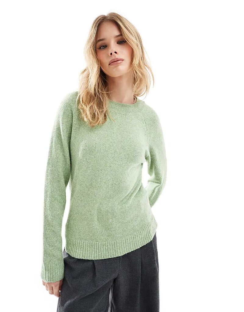 

Джемпер с круглым вырезом в цвете лесной зелени Vero Moda