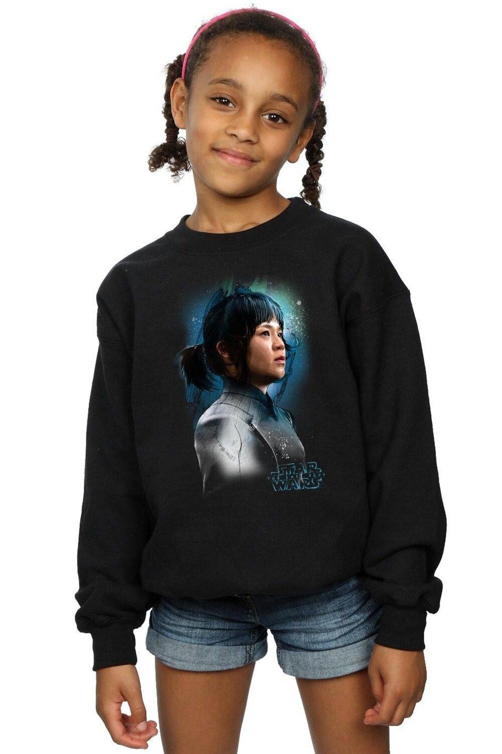 

Свитшот с начесом The Last Jedi Rose Tico Star Wars, черный