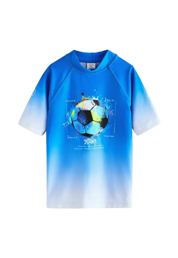 Футболка с коротким рукавом Next, blue football, синяя