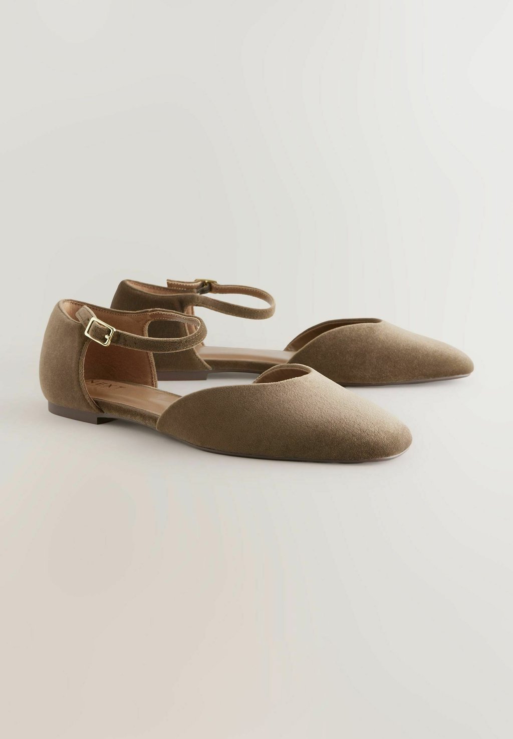 Балетки с ремешком на щиколотке FOREVER COMFORT ROUND TOE Next, зеленый — фото 2
