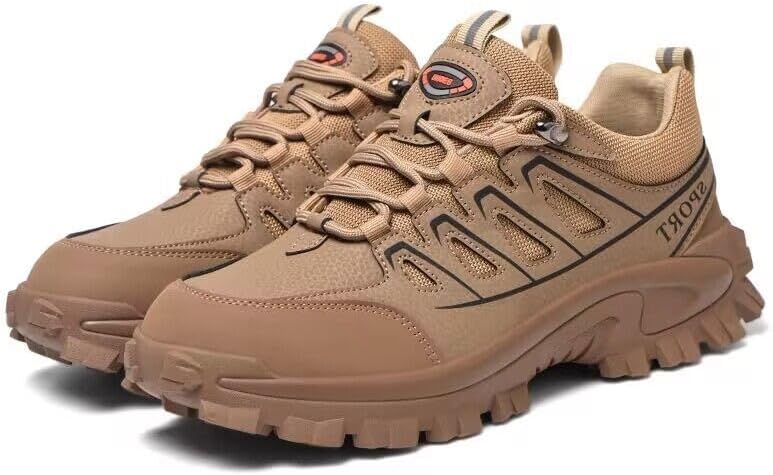 

Мужские защитные туфли с стальным носком, низкий вырез, проколостойкие, кроссовки для промышленного строительства, маслостойкая, противоскользящая резиновая подошва, синтетическая кожа, черные, размер US Flowergirr