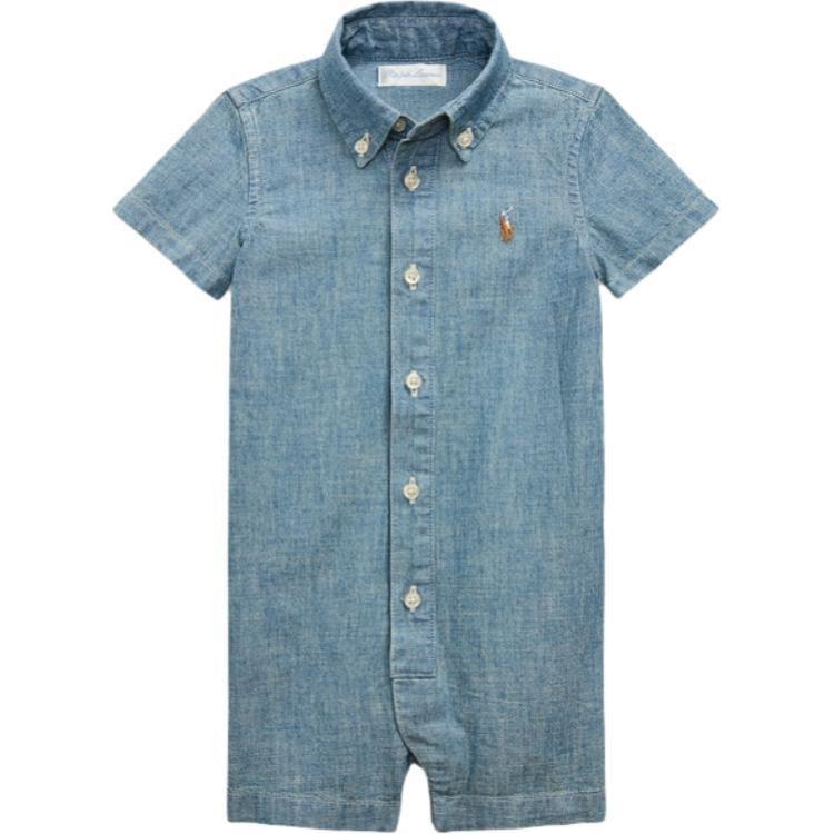 Polo Ralph Lauren Комбинезон SS25 Blue для младенцев и малышей — фото 3