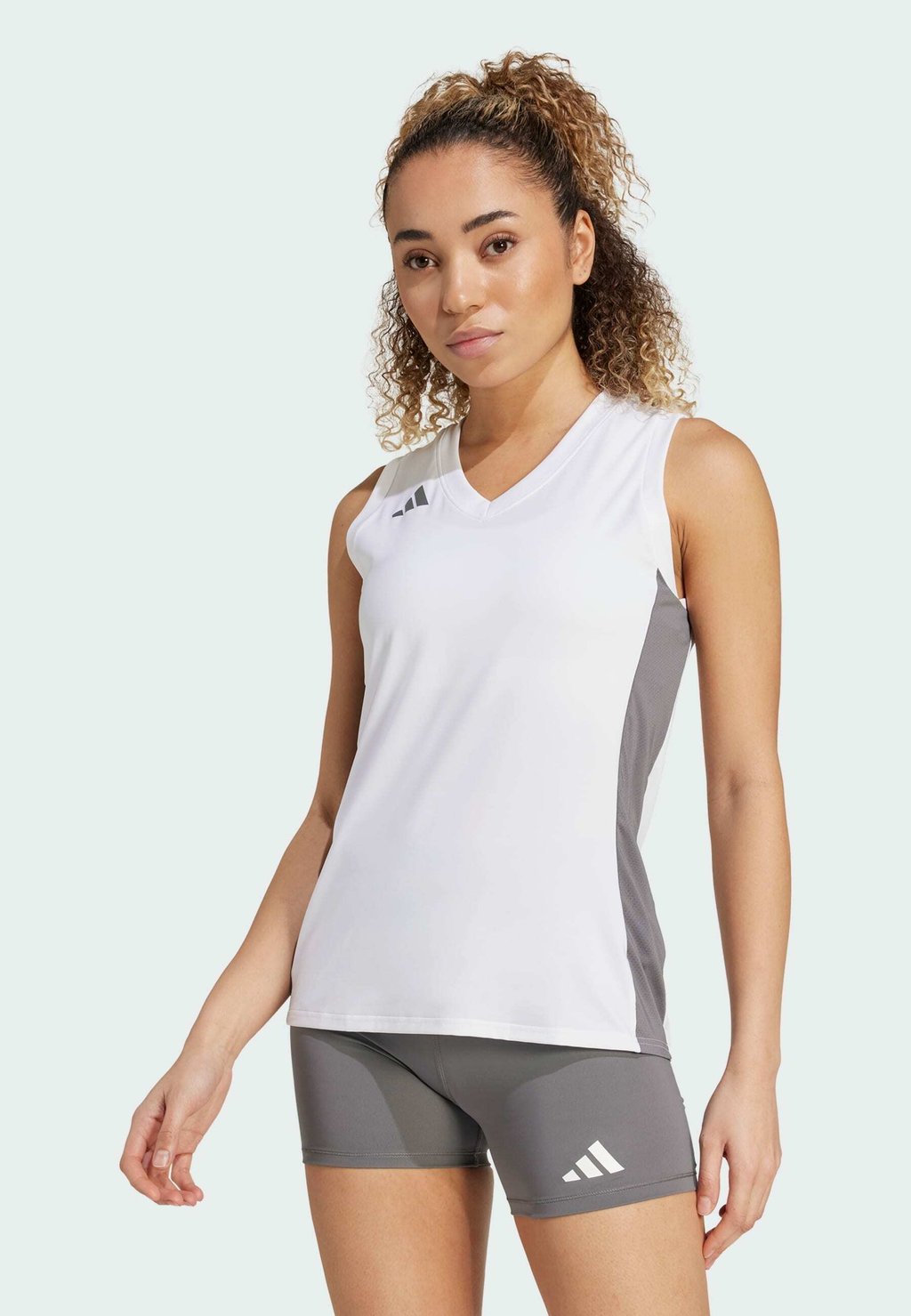 

Топ QUICKSET Adidas Performance, белый