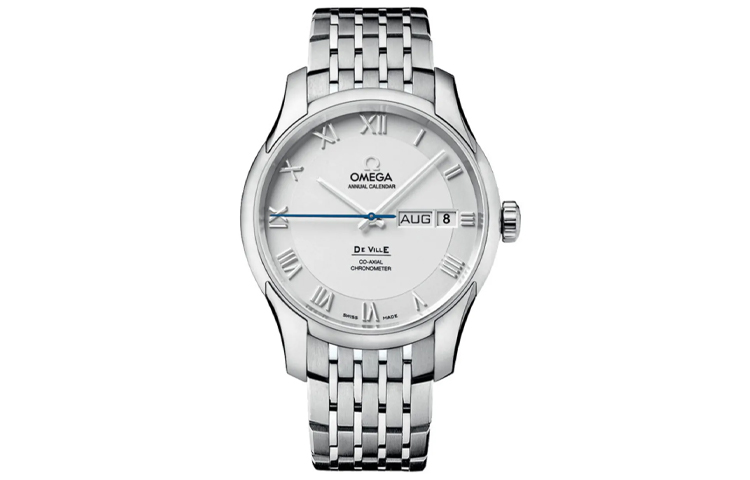 

OMEGA Часы Men's Dish Fly Series 41mm Parallel Year Calendar Watch, White