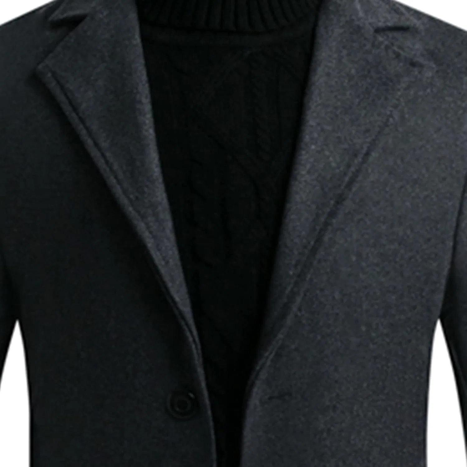 Мужской формальный тренч, винтажный тренч с отворотами, пальто-бушлат, зимние пальто, теплый деловой приталенный миди-куртка, пальто-накидка — фото 4