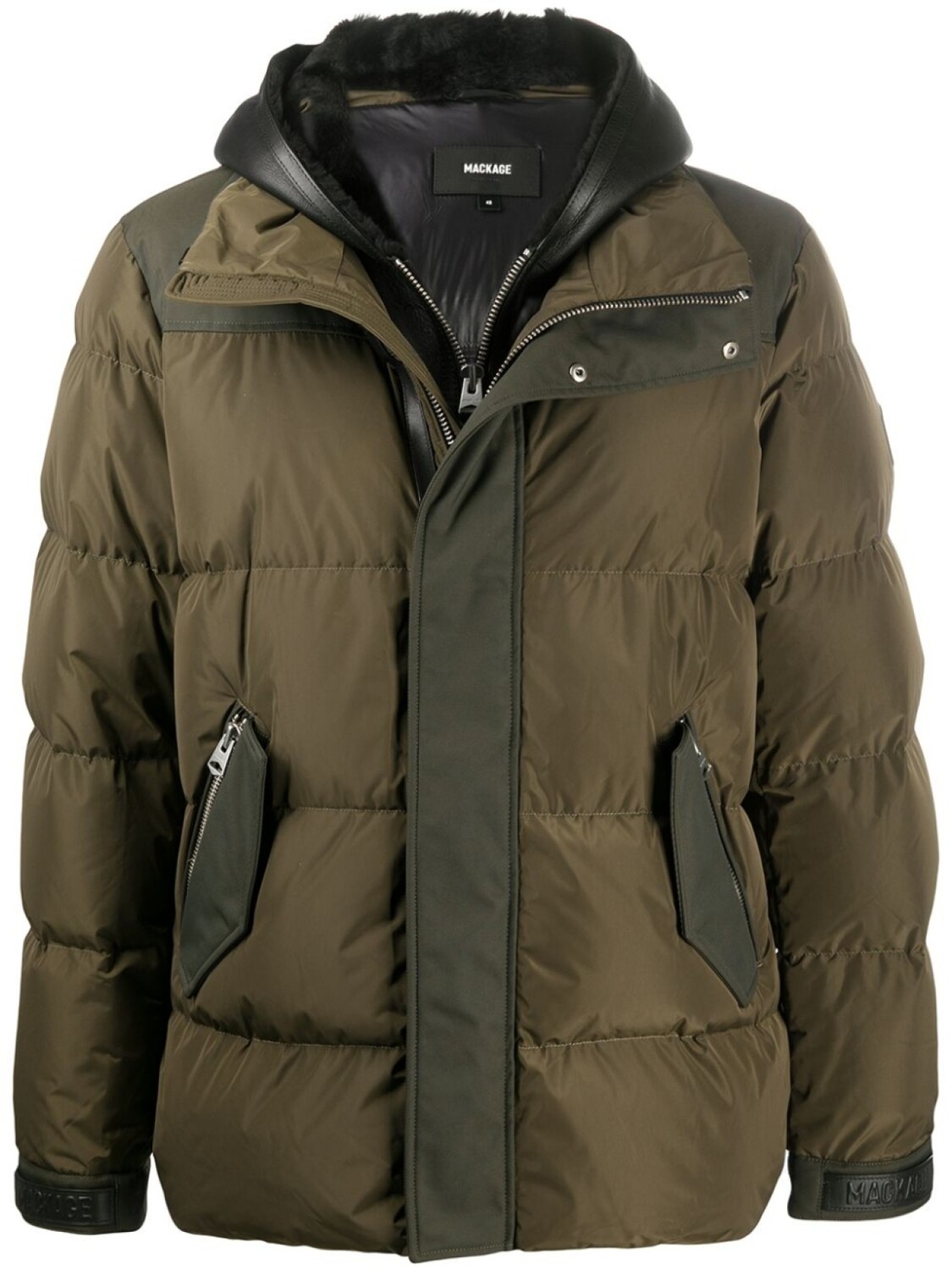 

Mackage пуховик с капюшоном, зеленый
