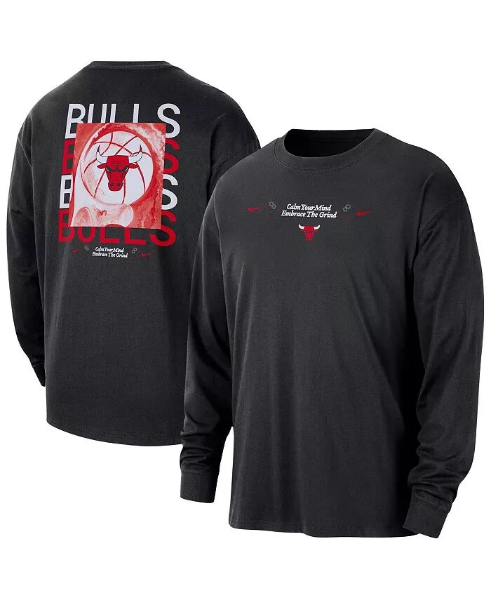 

Мужская черная футболка Chicago Bulls Courtside Oversize с длинным рукавом Nike