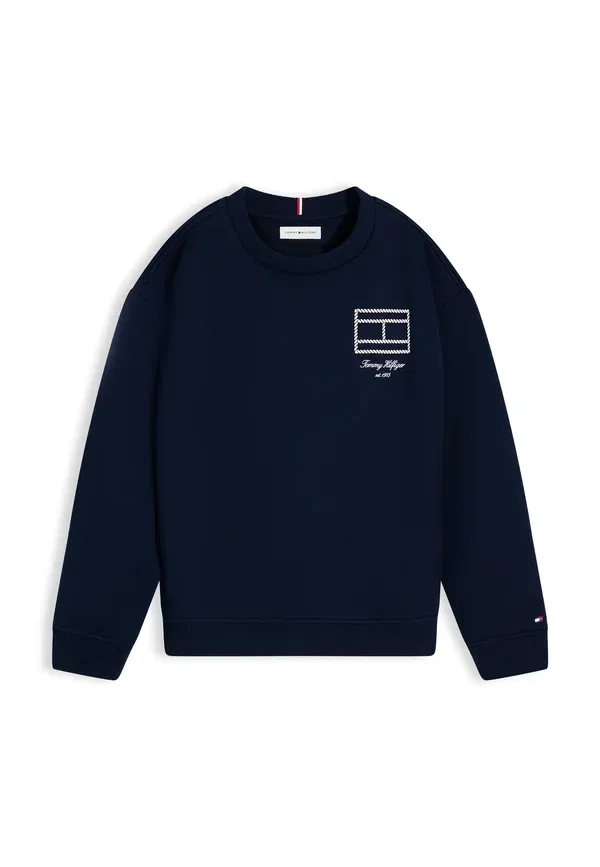 Свитшот с графическим принтом Tommy Hilfiger, темно-синий — фото 4