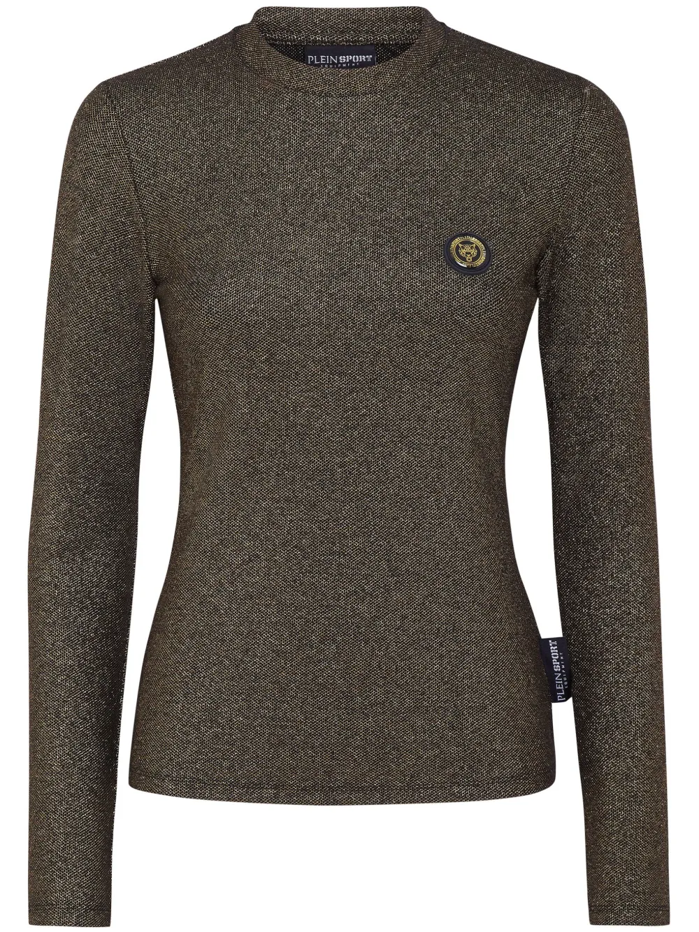 

Футболка с логотипом Plein Sport, золотой