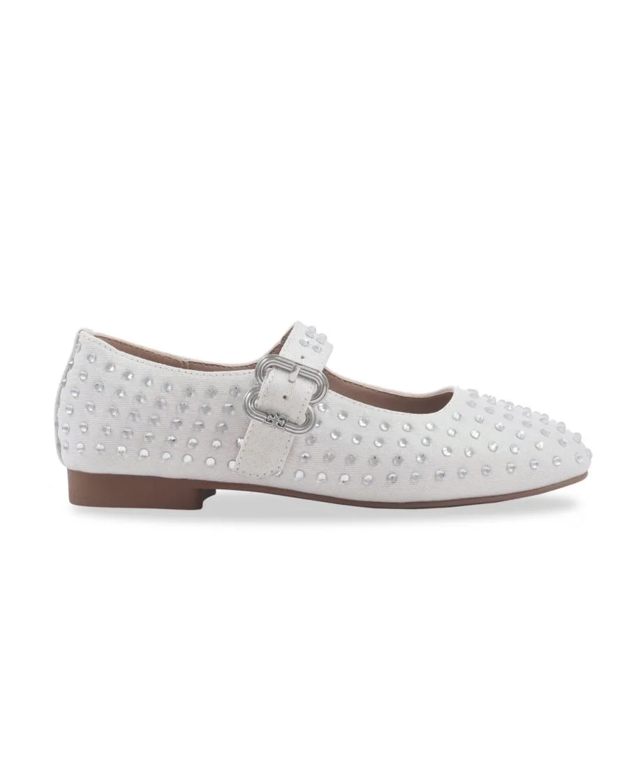 Маленькие и большие девочки Мейв Микаэла Мэри Джейн Флэт Sam Edelman, белый — фото 2