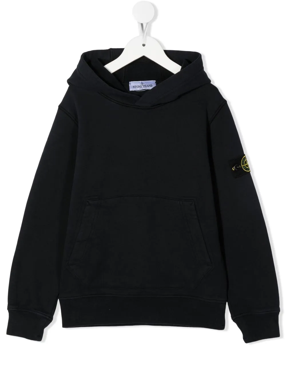

Худи с логотипом Stone Island Junior, синий