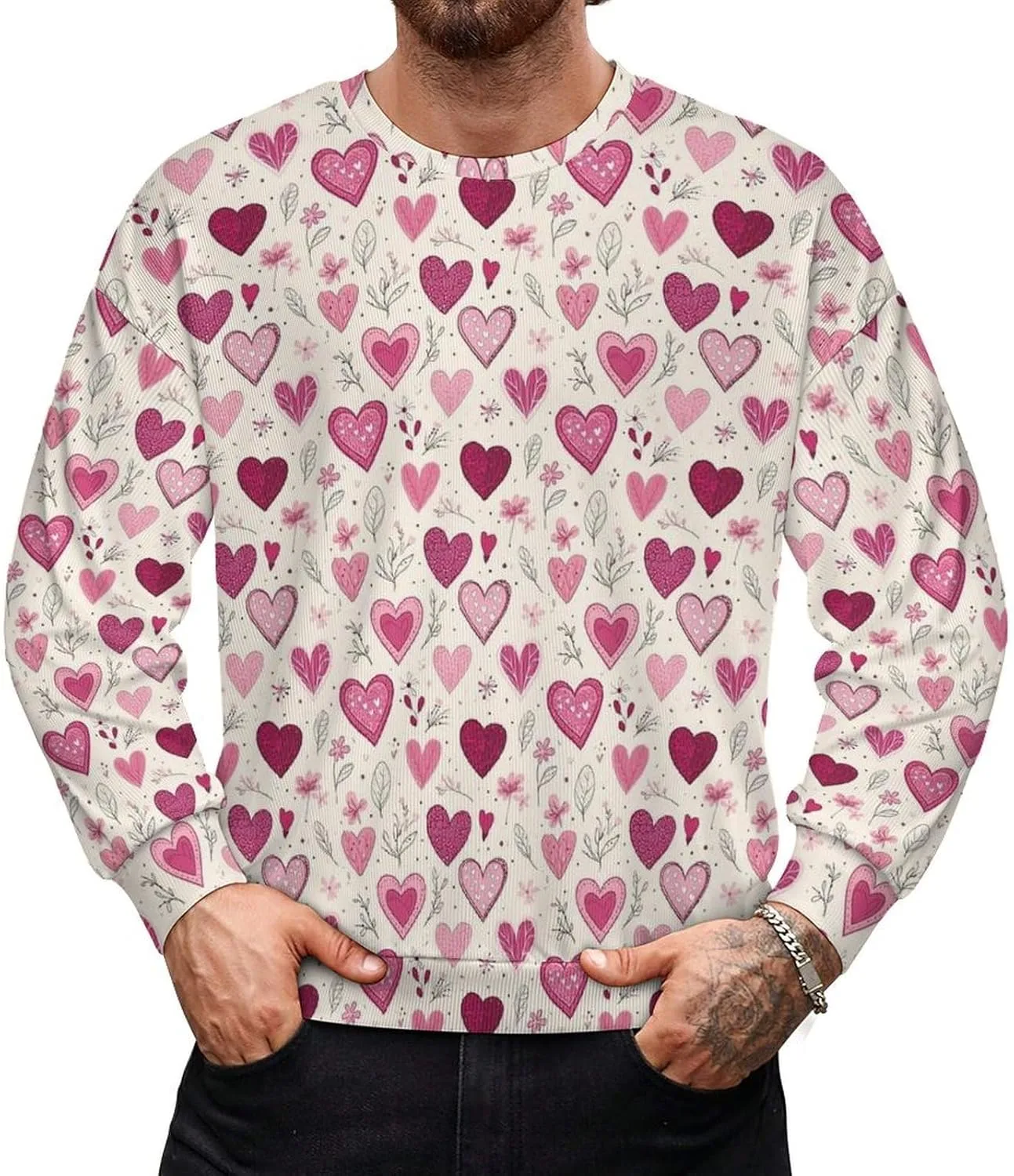 

Мужской свитшот Valentine из хлопка QCBV8494VDV