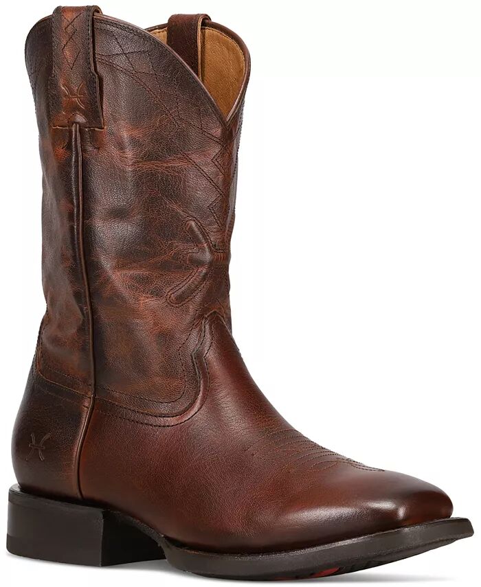 

Мужские кожаные ботинки Hauser Logo Stitch Push On Frye, коричневый