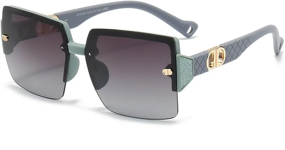 

Модные женские солнцезащитные очки большого размера в классическом стиле, с градиентным переходом цвета, ретро-стиль, защита от ультрафиолета UV400 HVTVTLA, 4