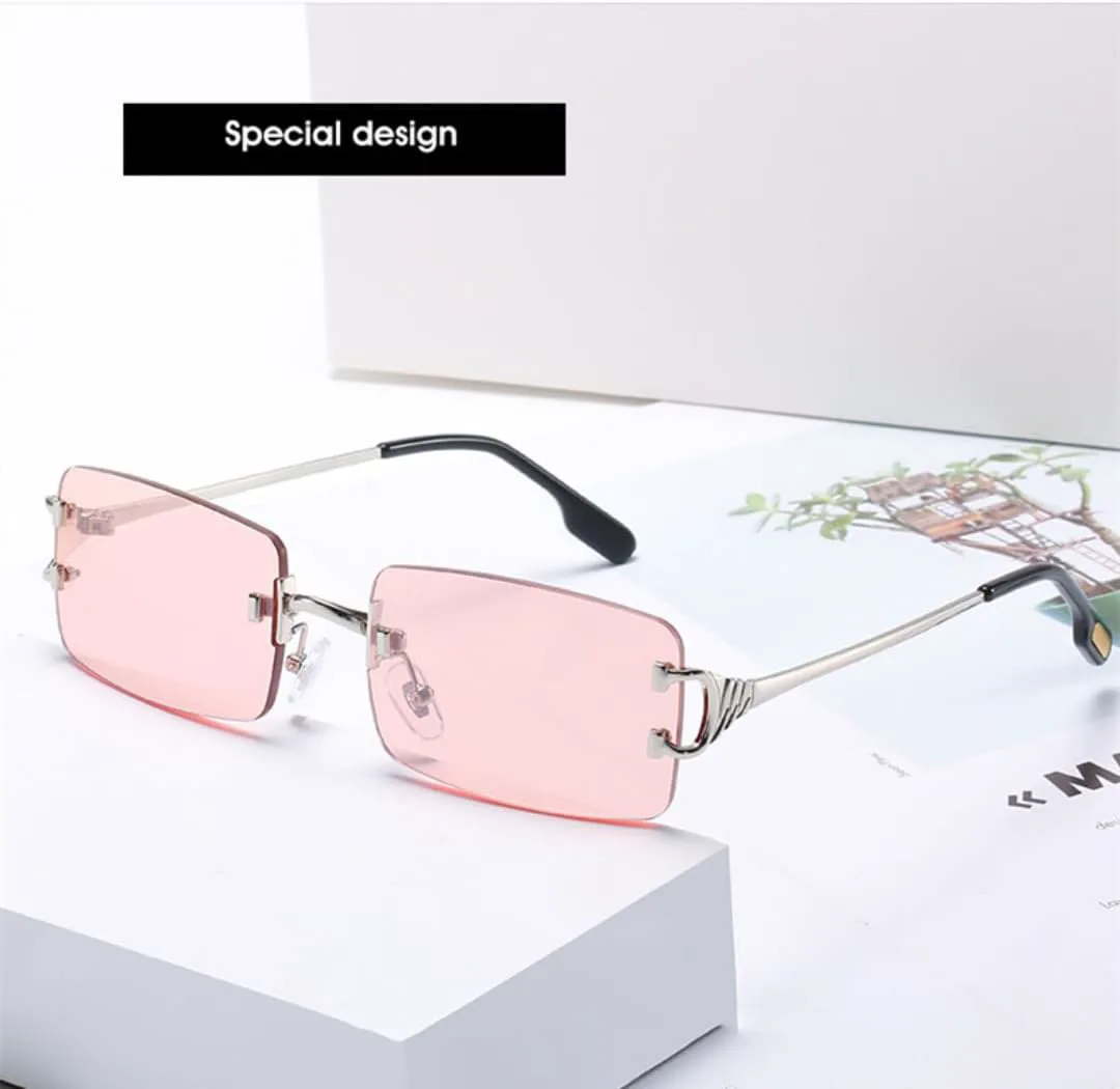 

Солнцезащитные очки с защитой UV400 | Без оправы, зеленые тонированные линзы | Для женщин и мужчин, для занятий спортом на открытом воздухе и вождения DSVIGF, 04