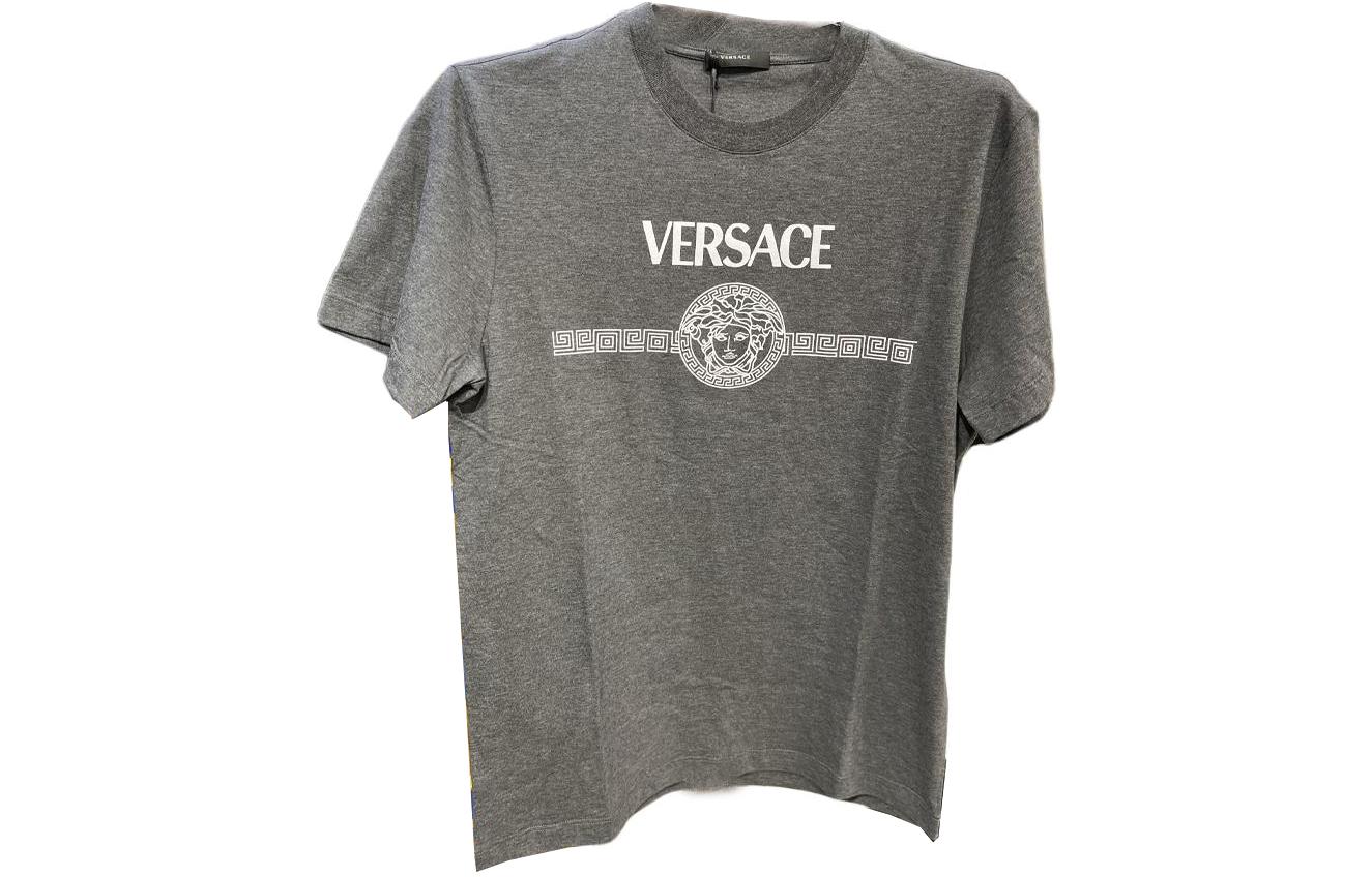 

VERSACE Футболка мужская, серый