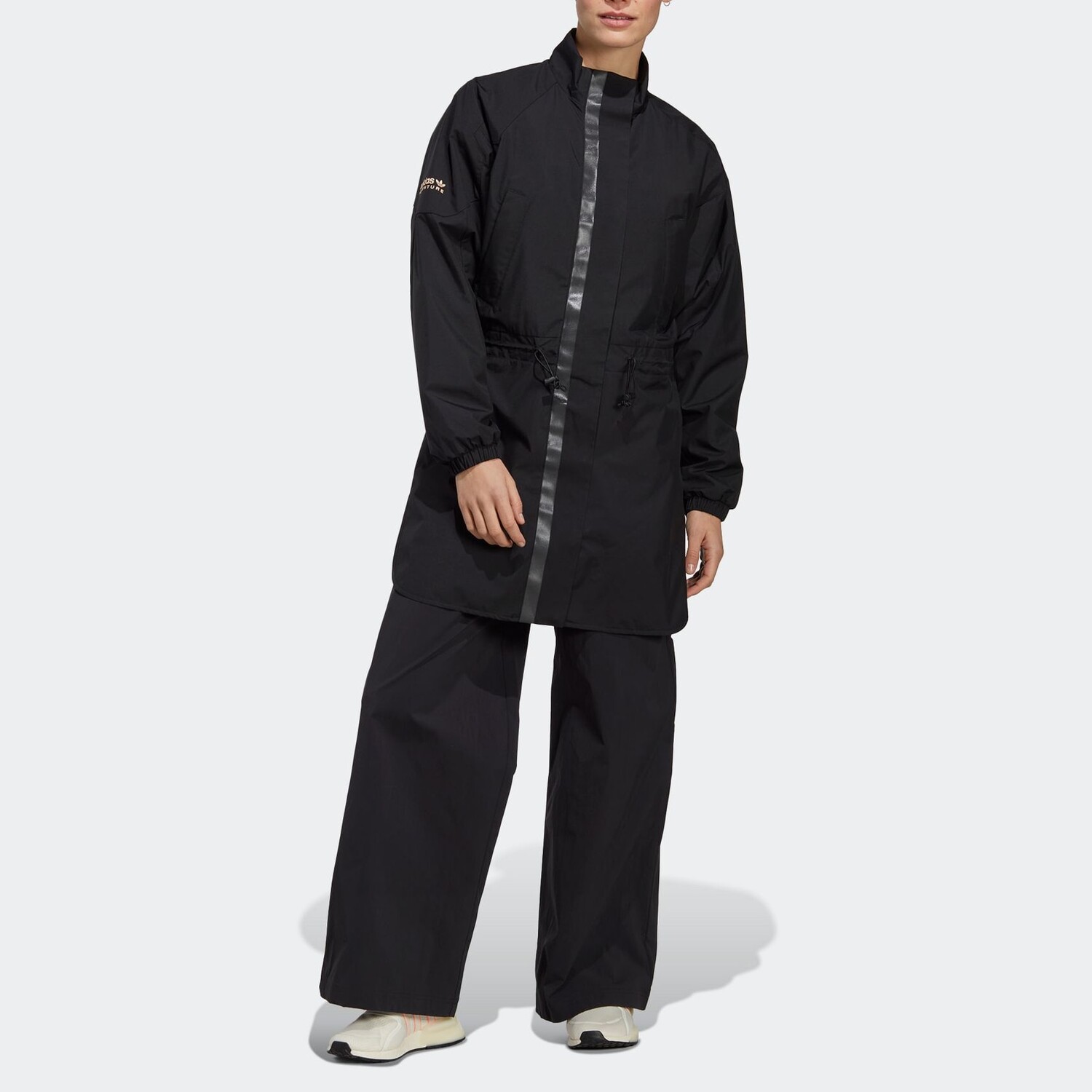 Платье с длинными рукавами женское черное Adidas Originals — фото 2