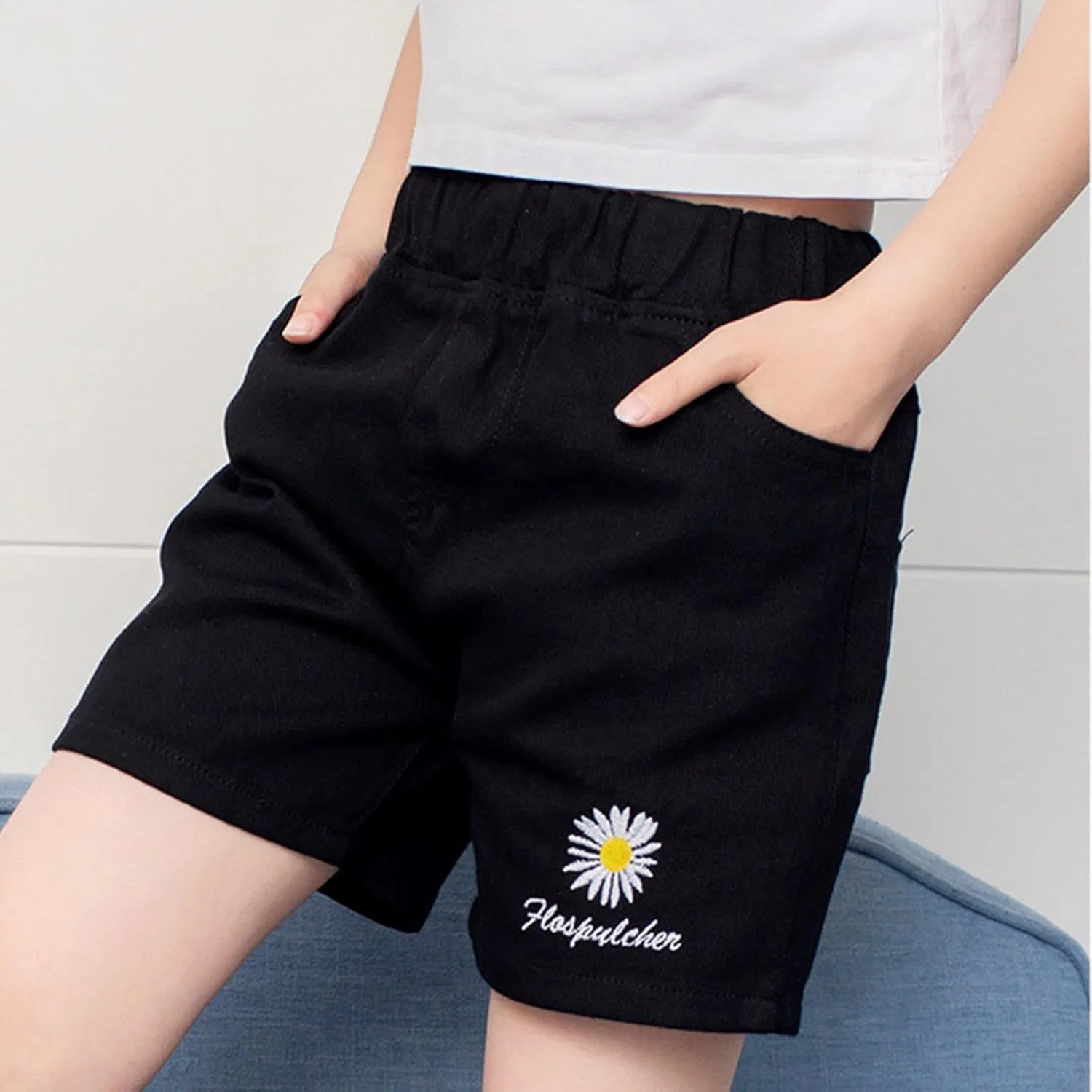 Детские шорты Active Flower, Generic, Black — фото 2