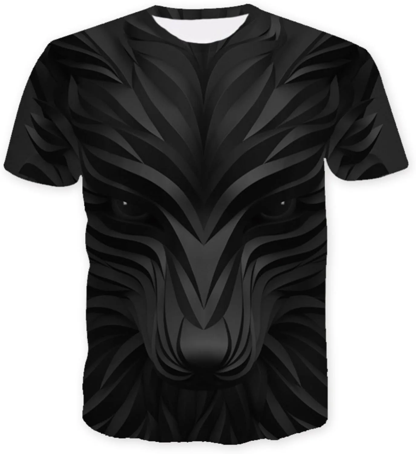 

Мужская футболка с коротким рукавом, Casual, с 3D-принтом лисы AndyYan