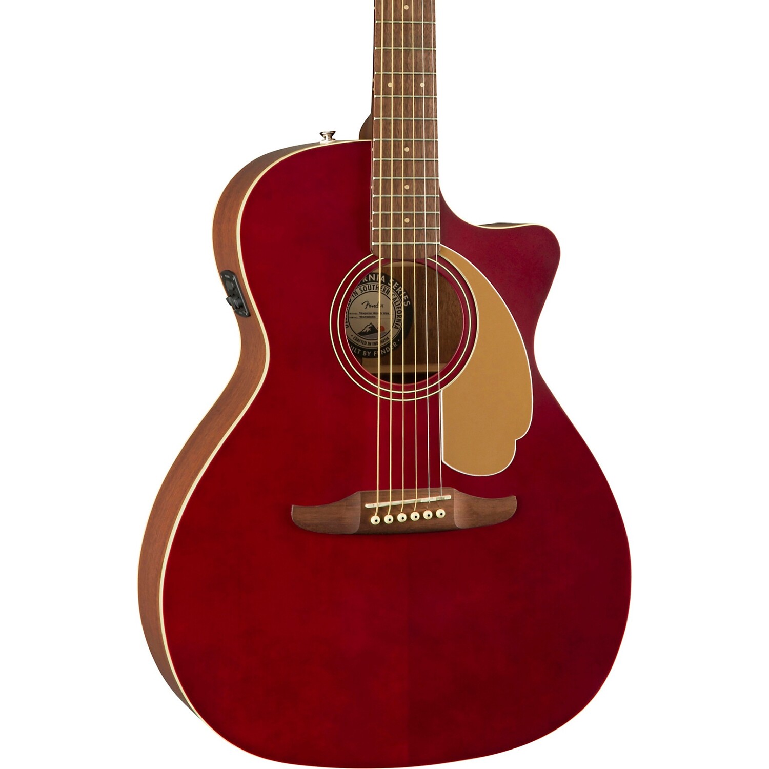 

Акустически-электрическая гитара Fender Newporter Player, ограниченная серия Midnight Wine