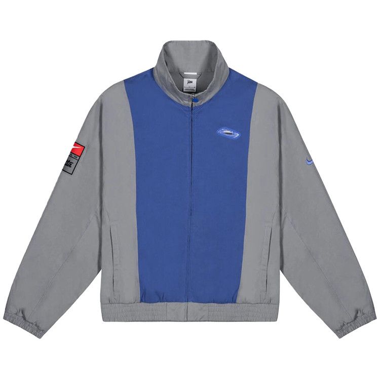 

Спортивная куртка Nike x Patta Track Jacket, Particle Grey/Sapphire